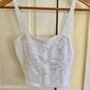 NWT Abercrombie & Fitch Lace Tank Top